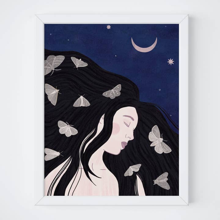 Shimmery Kiss of Venus Art Print for wholesale by Mother of the Moon
