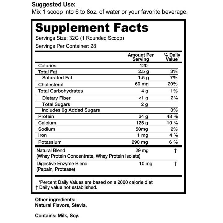 1 Life Science β wholesale Protein/superfood powder β Whey Protein Vanilla 2 lbs1