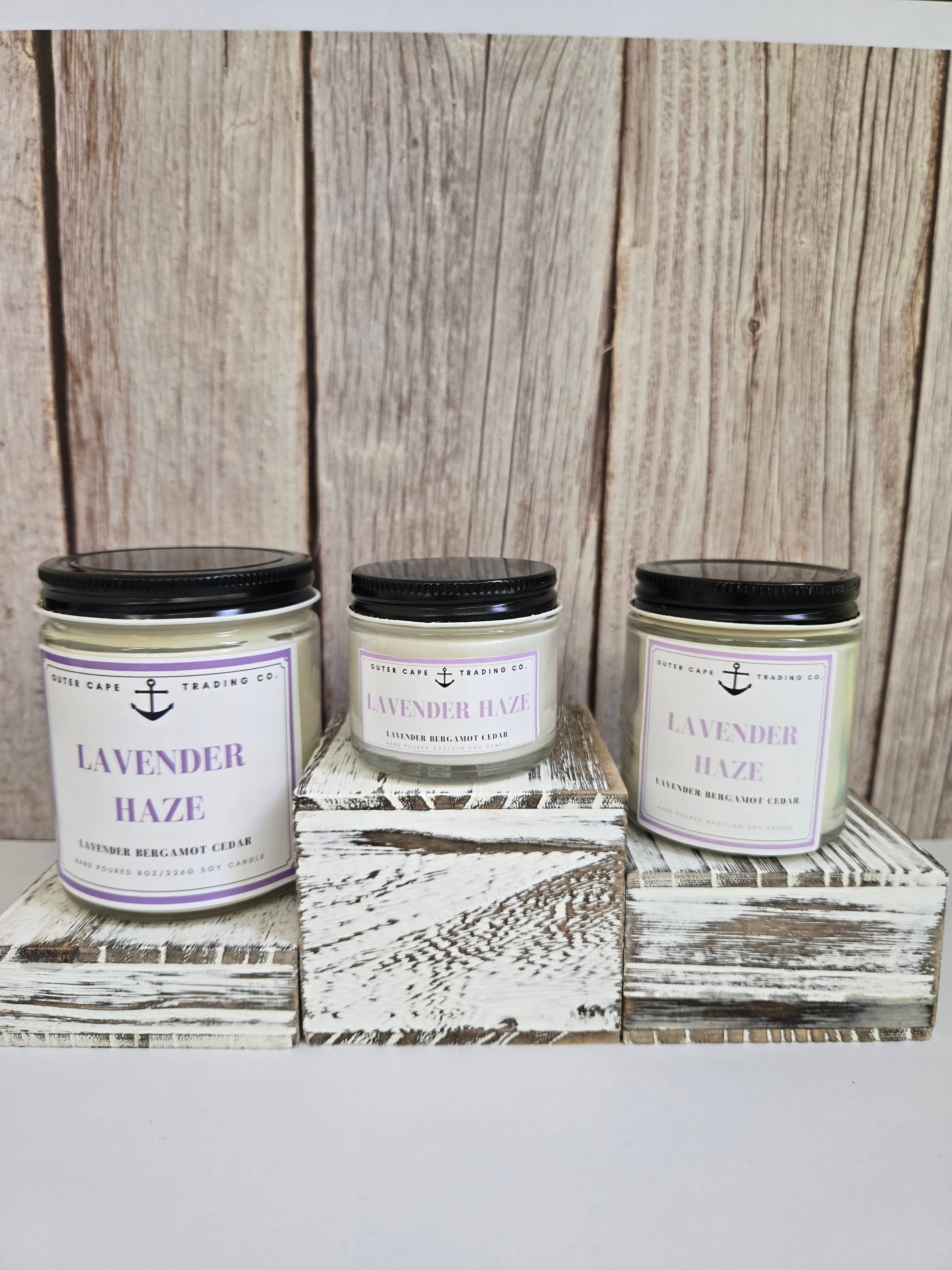 Outer Cape Trading Company - Wholesale Jar/Filled Candle - Lavender Haze Soy Wax Crackling Wooden Wick Candle bulk wholesale6