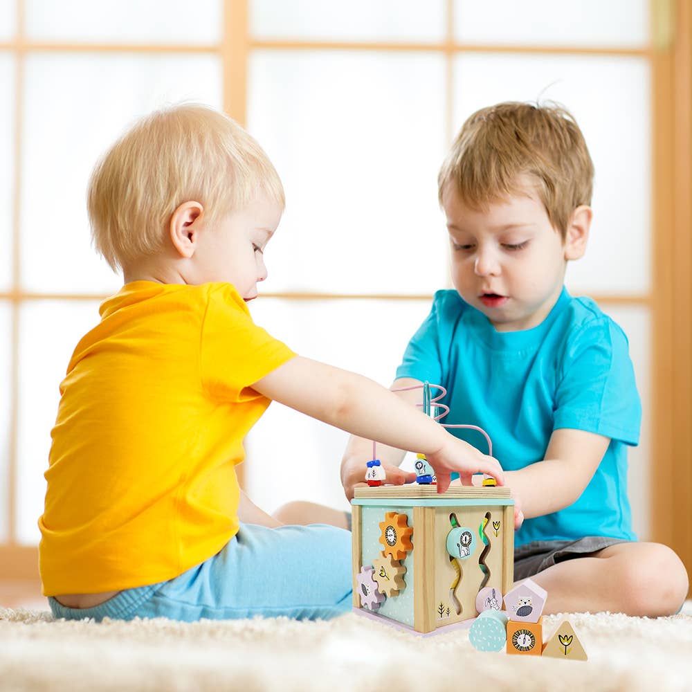 Leo & Friends - Vente Jouet en bois – enfant - Jouet d'activité en bois LEO & FRIENDS pour filles de 1 ou 2 ans13