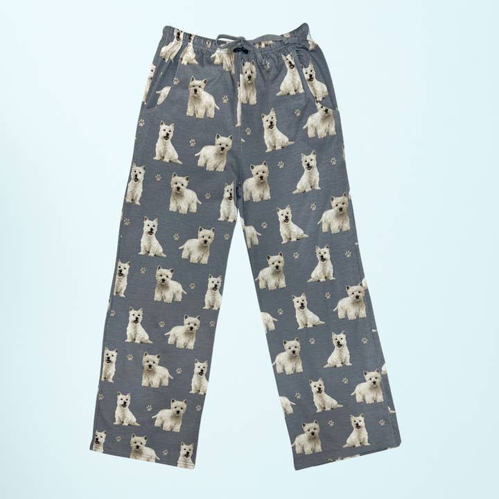 E&S Pets - Wholesale Sleepwear Bottom - Women's - Westie Pajama Bottoms - Pet Lover Pajama Pants