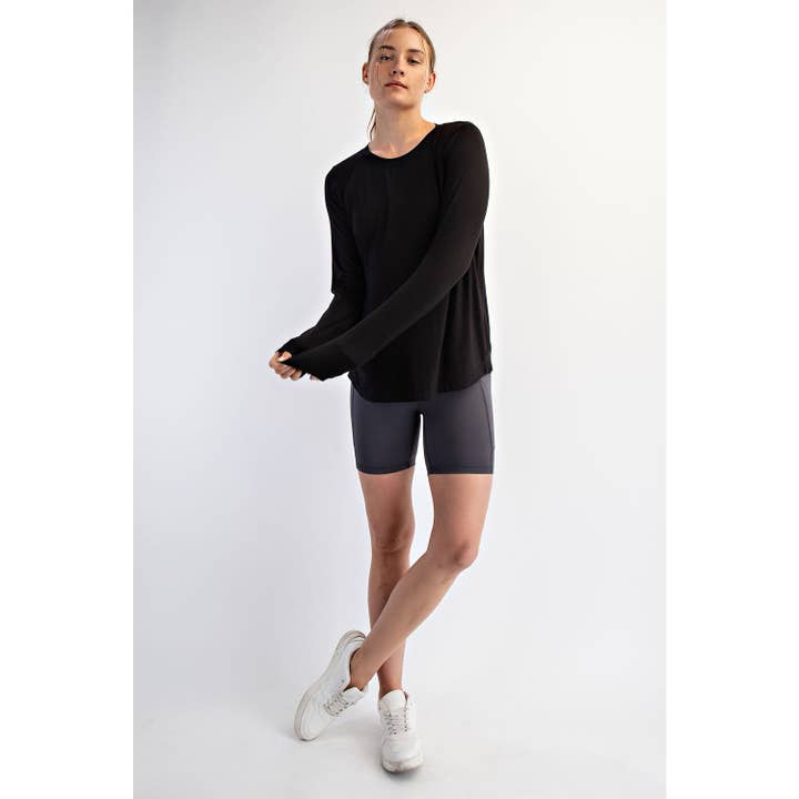 Rae Mode - Wholesale Lounge Top - Women's - VISCOSE MODAL LONG SLEEVE TOP