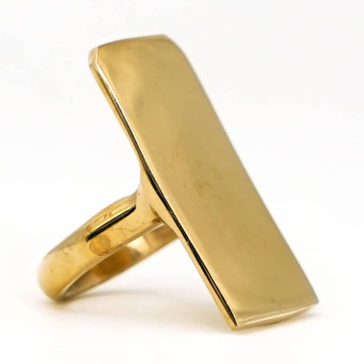 Goma Brass Ring for wholesale by Ecodunia