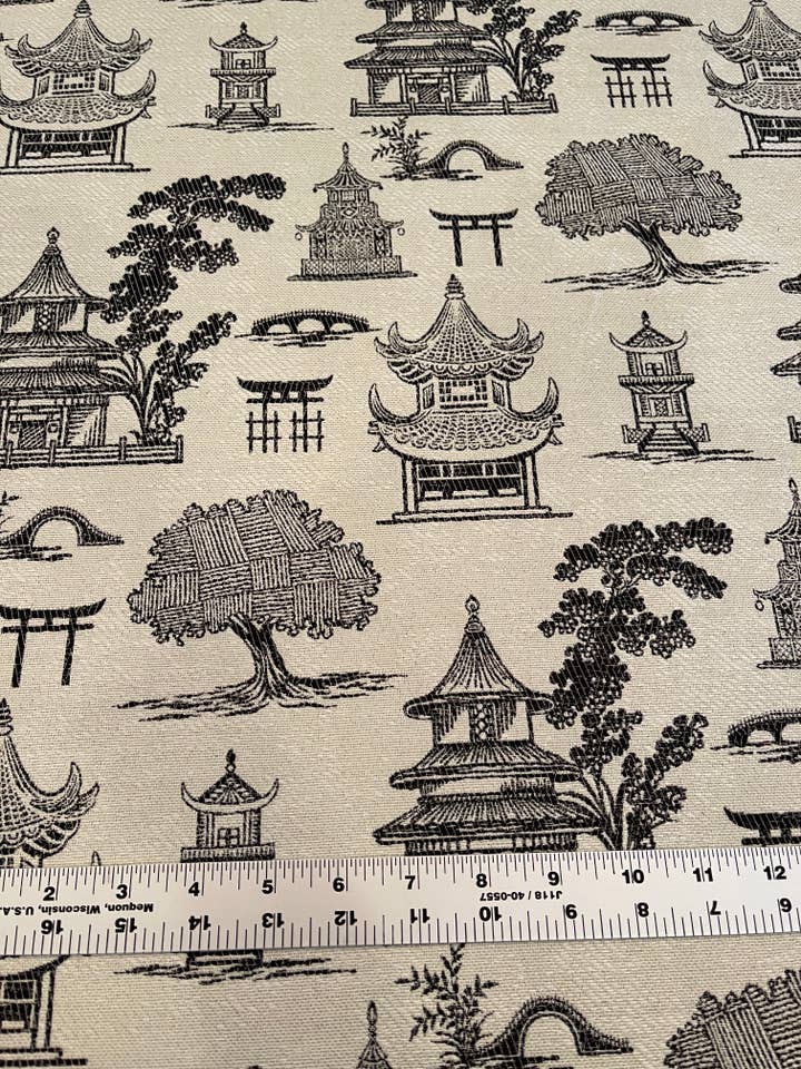 Chloe Chinoiserie Pillow with Feather Insert - Custom for wholesale by Dahlia & Grace pillows