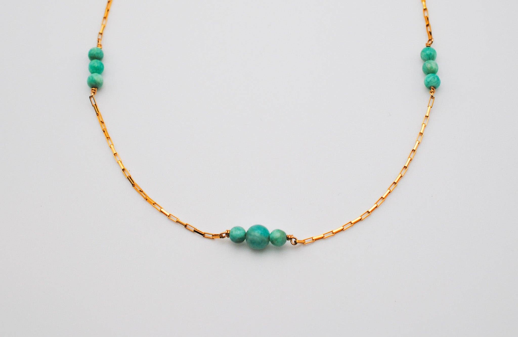 Ripple | Reiki Infused Jewelry - Wholesale Pendant/Charm Necklace - Amazonite Genesis Necklace4