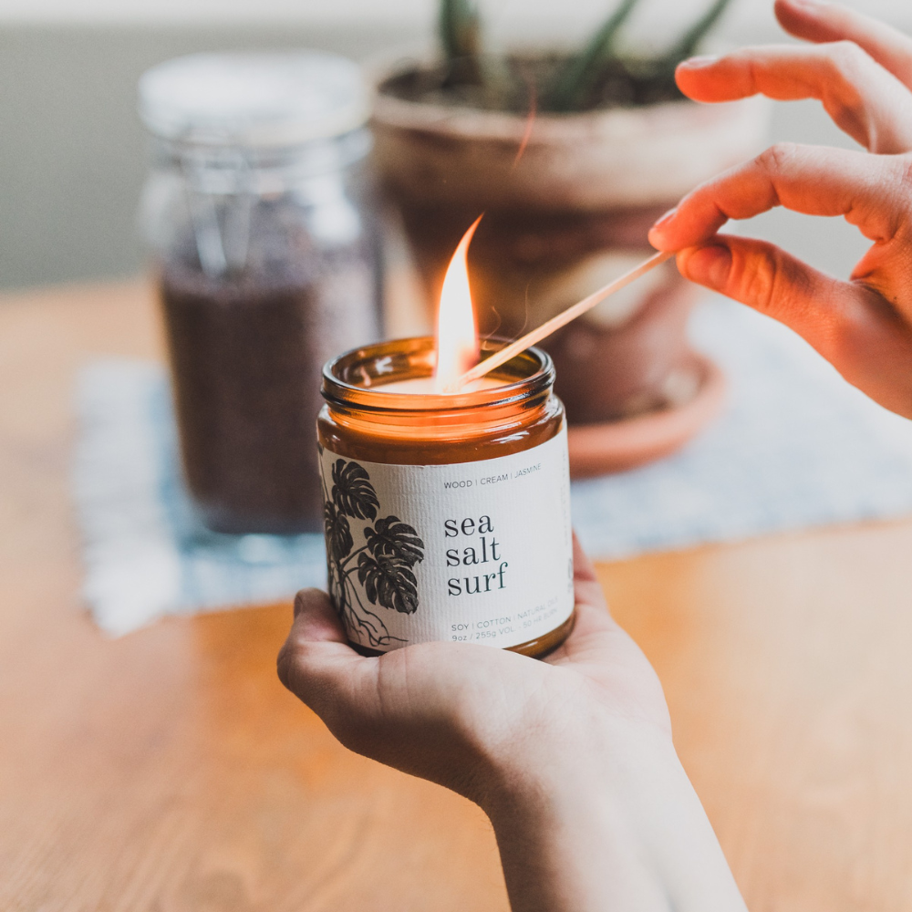 Broken Top Brands – wholesale Burkljus – Havssalt Surf 9oz Sojaljus1