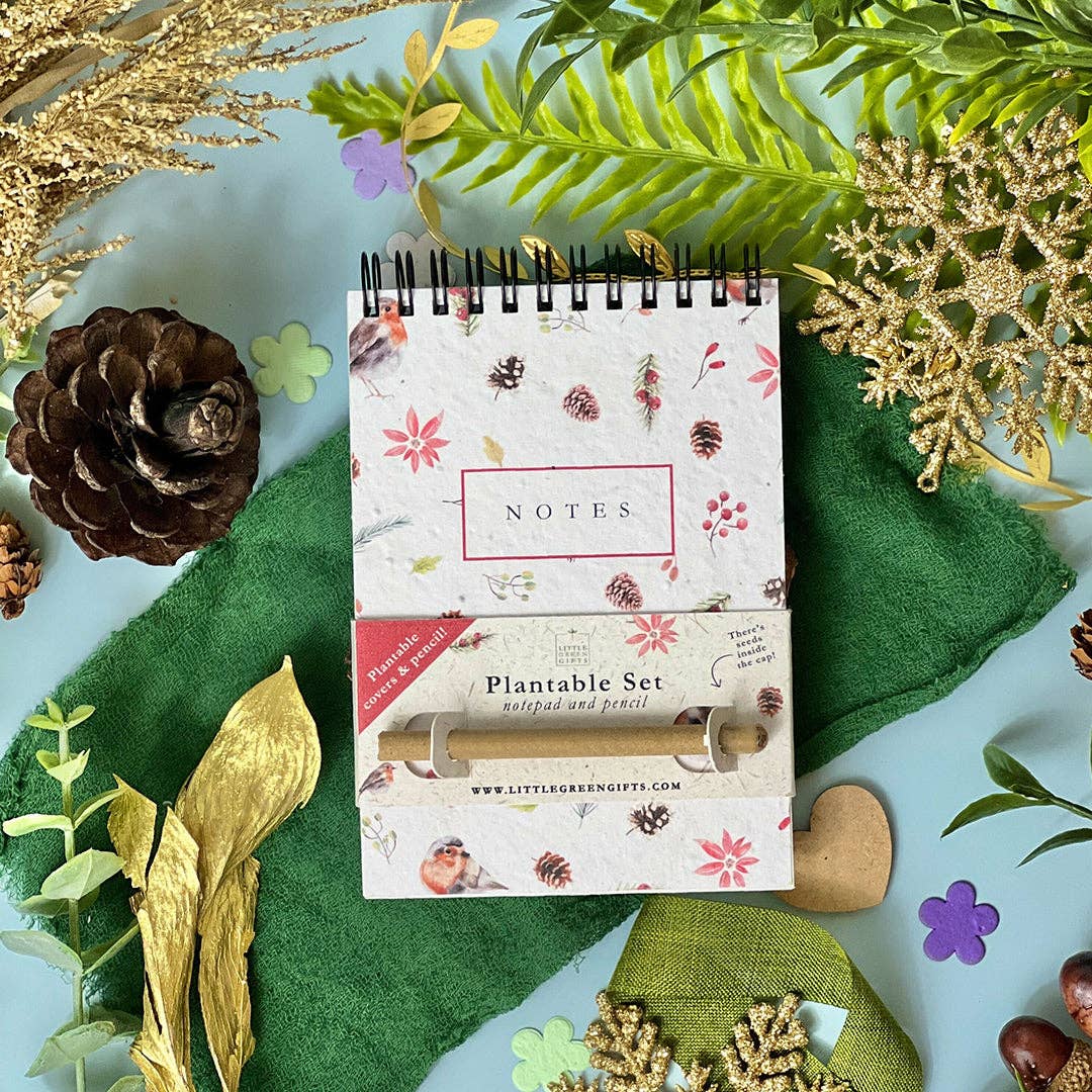 Little Green Gifts – wholesale Notepad – A6 Notepad & Pencil Set - Choice Of Designs (TU-6)8