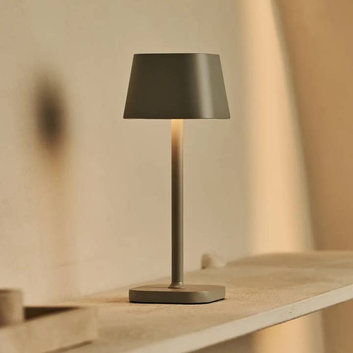 Tavellio - Wholesale Accent/Desk Lamp - Ava Shadow Grey - Rechargeable Table Lamp | Stylish, Cordless & Dimmable27