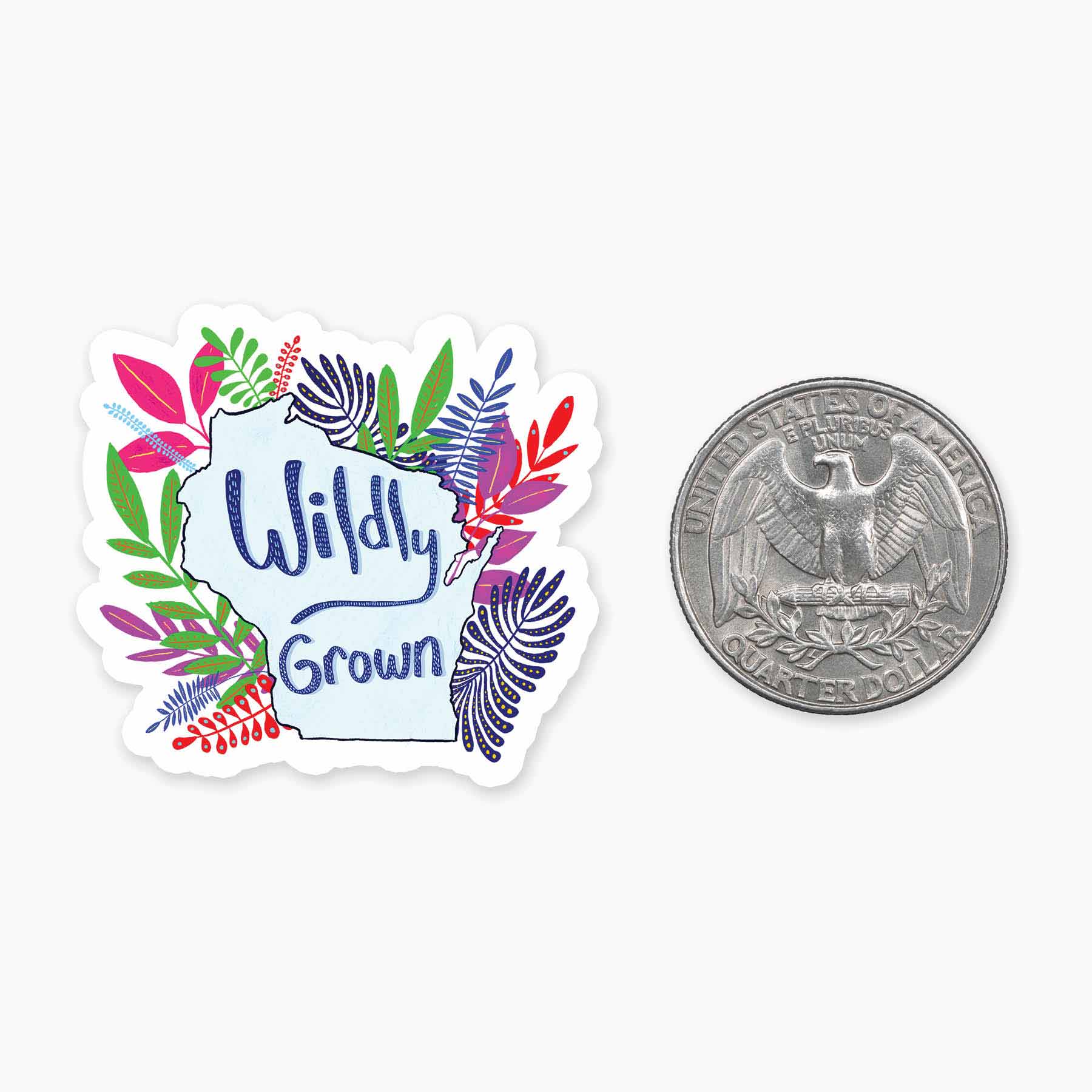 Nice Enough Stickers - Wholesale Sticker - Wildly Wisconsin - Mini Sticker0