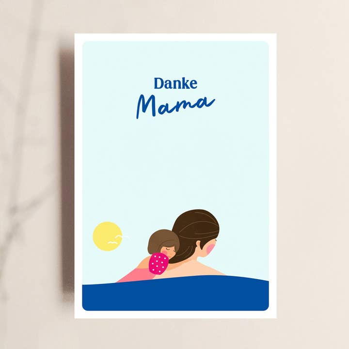 Card THANK YOU MOM / Thank You Card / Mother / Mom / Mommy for wholesale by TANTE TIA