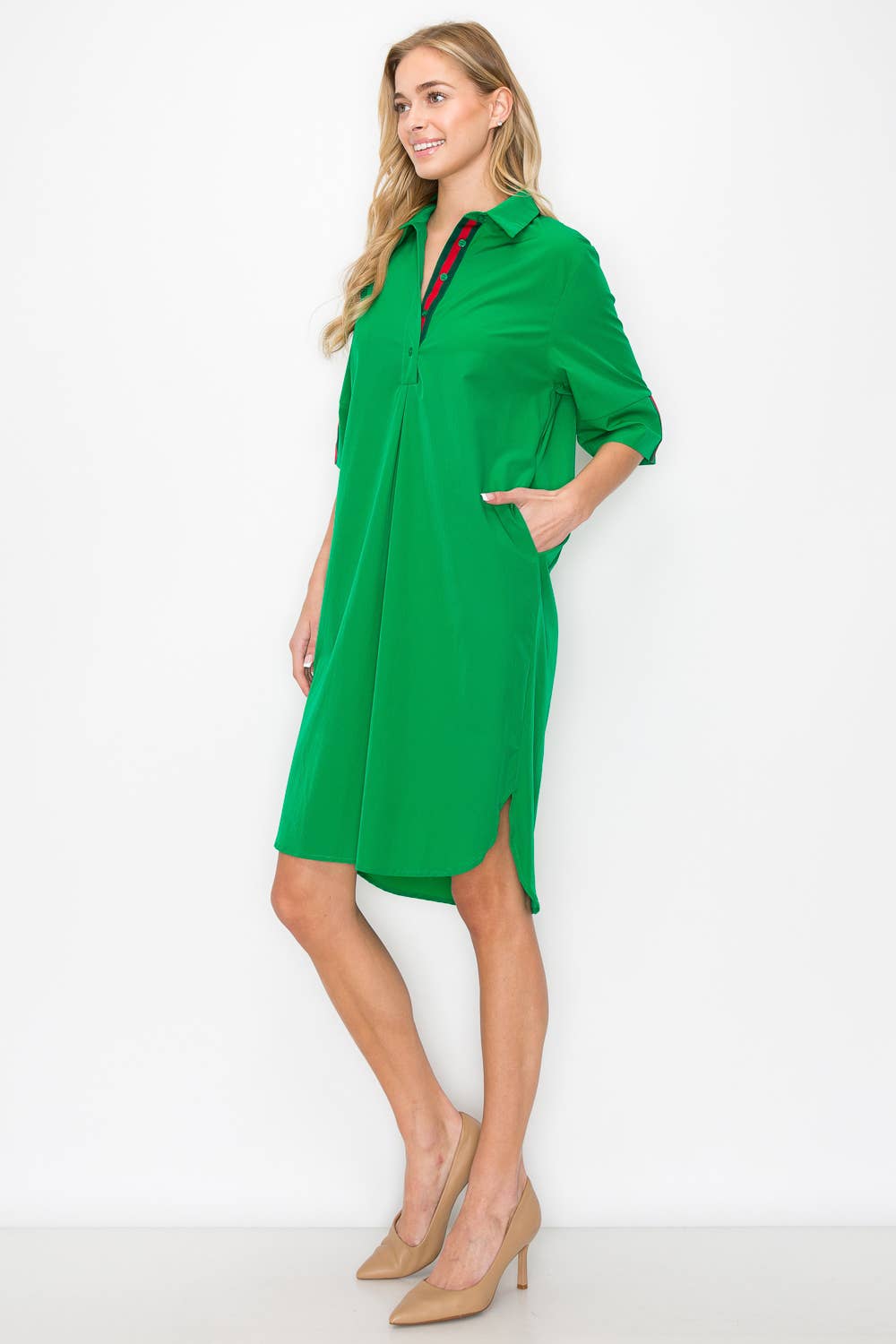 Joh Apparel - Wholesale Dress - Women's - Wendi Woven Tunic Dress39