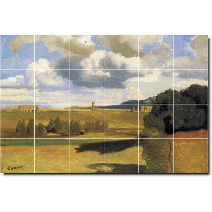 Landscapes Ceramic Tile Mural PT02138 for wholesale by Picture-Tiles.com
