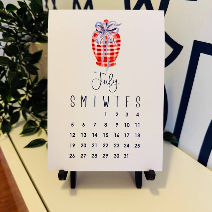 Note Worthy Paper Place - Wholesale Calendar - 2026 Desk Calendar Classic Chinoiserie | 5x76