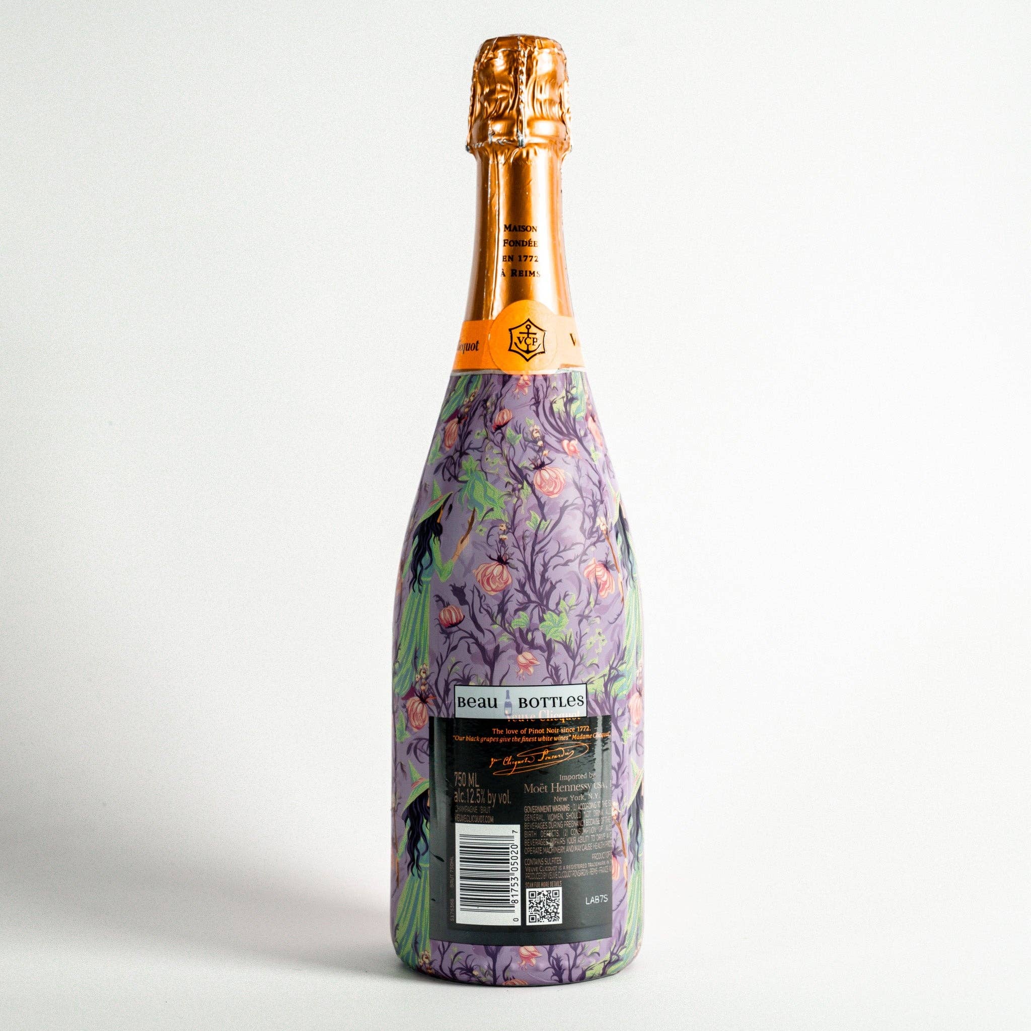 Beau Bottles - Wholesale Wine Gift Bag - Beau Bottles Preppy Halloween Witch - Champagne Collection3
