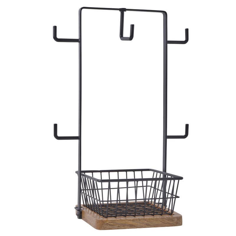 BLACK Mikasa Grmt Bscs Stella Mug Tree W Bskt Kd   Brown Bx Pkg for wholesale on Faire0