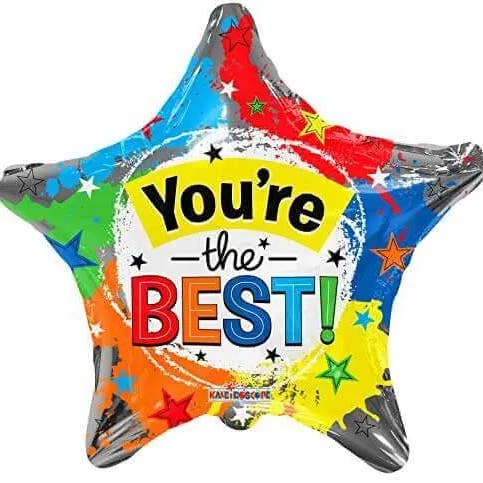18" You're The Best Stars Mylar Balloon #331 for wholesale by Party Expo, LLC