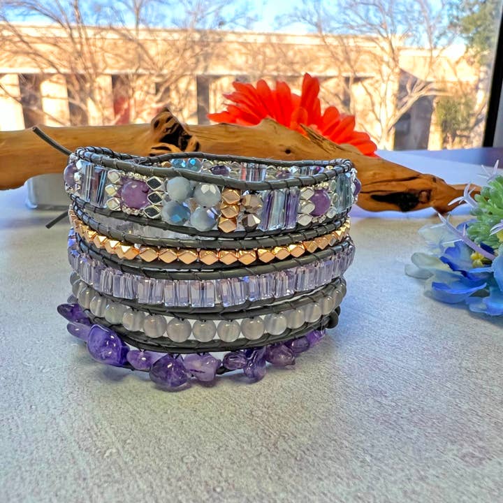 IST Jewelry - Wholesale Beaded Bracelet - Hand Crafted Multi-Gem Super Bracelet.