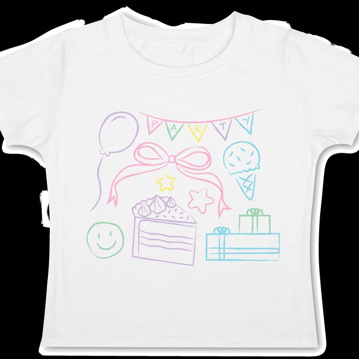 Celebrate T-Shirt (Small (6-8)) for wholesale by Iscream