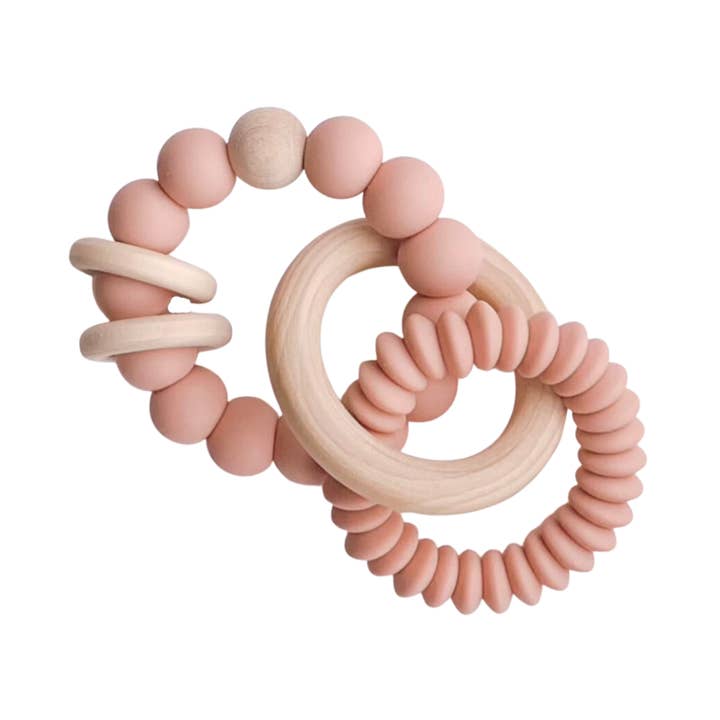 Nolah – wholesale Teether (not clip-on) – Baby – Lentil Duo Silicone Teething Ring6