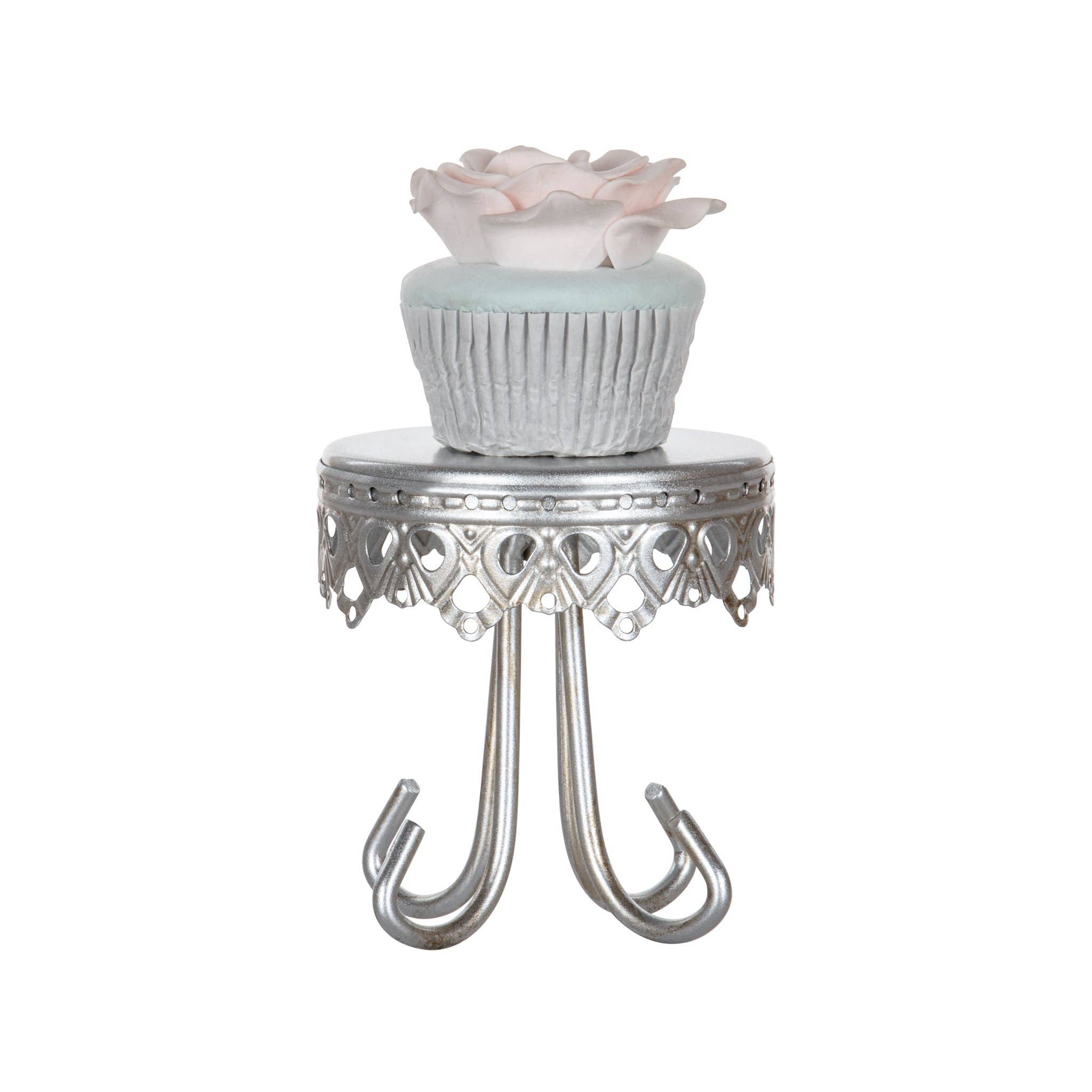 Amalfi Decor - Wholesale Cake Stand - 10 Piece Mini 3.5" Cupcake Holder Set - Silver1