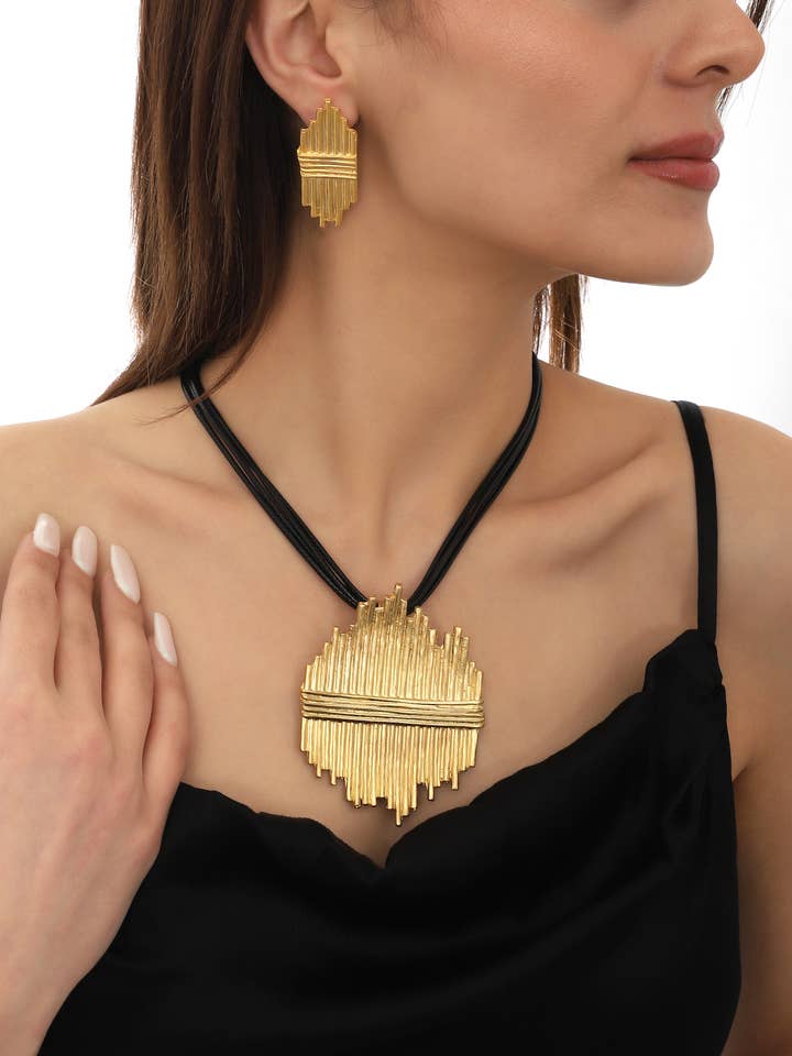 Gold Plated Women Jewelry Set for wholesale by BUBU BY TEKIN SHOP