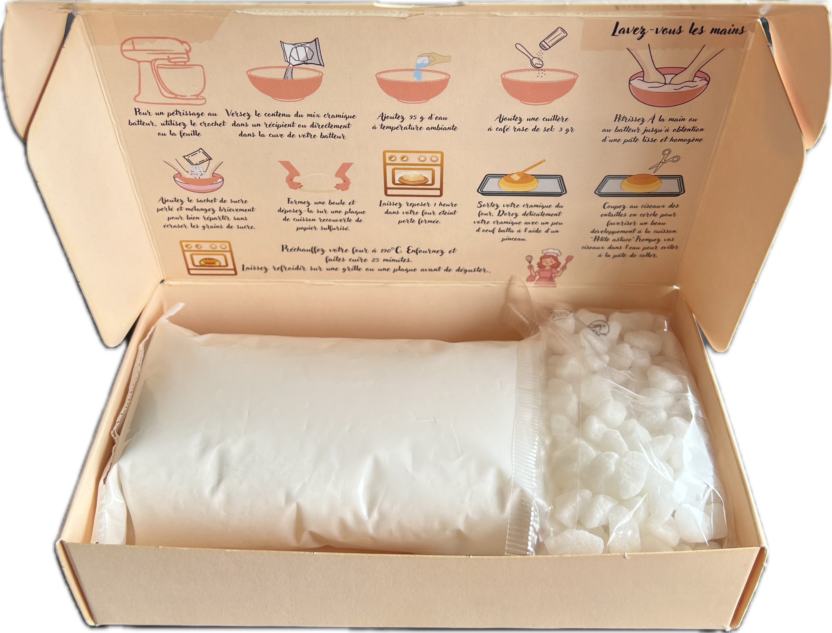 PHILIPPE DE BIE - Wholesale Bread Mix - Chocolate Brioche Mix (Northern Cramique)1