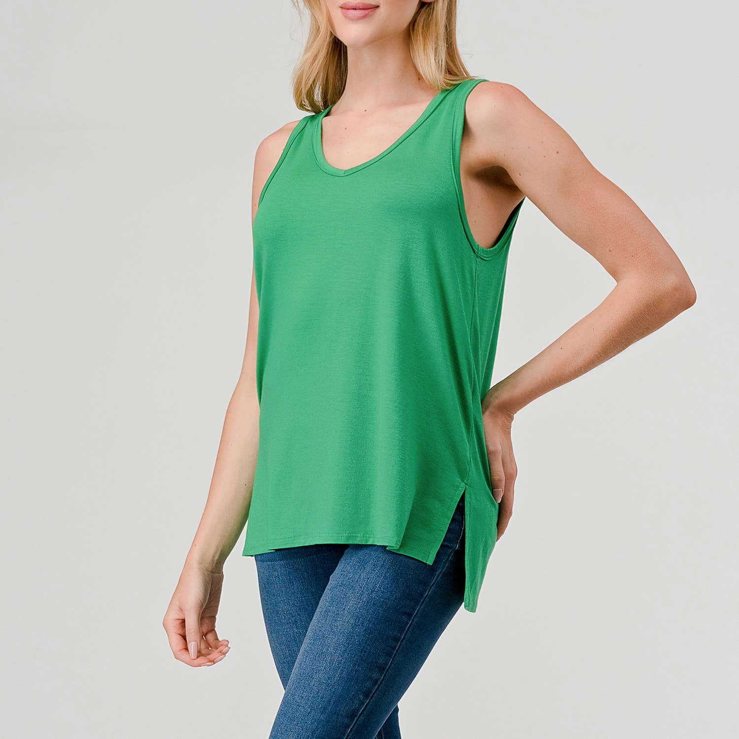 Heimious - Vente Débardeur – femme - Débardeur en jersey modal avec fentes latérales, T46811