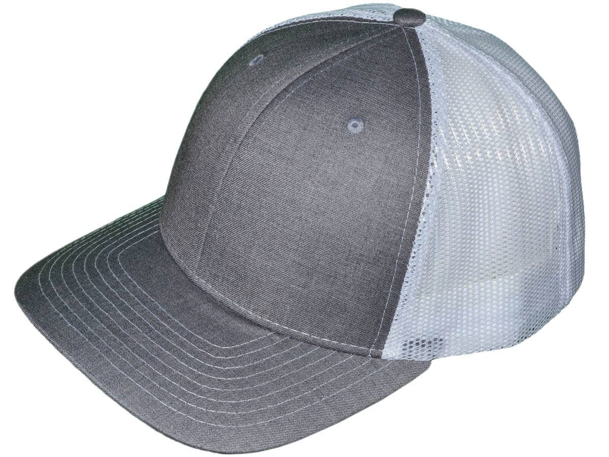 Buck Wholesale – Großhandel Trucker-Cap – Unisex – Blanko Trucker-Hüte — 6 Paneele SnapBack Mesh BK Caps3