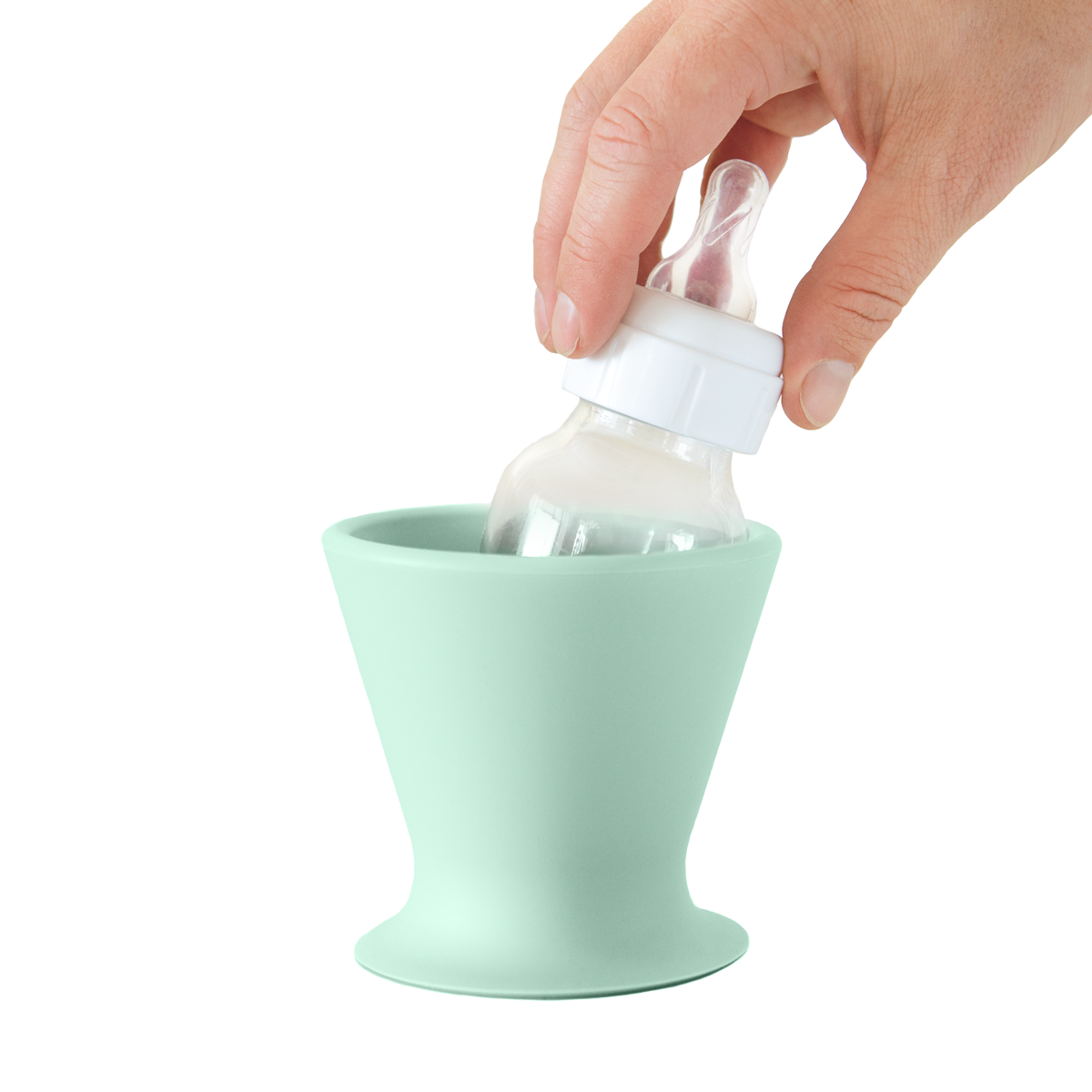 bökee - Wholesale Bottle Rack/Holder - bökee Baby Bottle Holder, Hands Free, One-Hand Bottle Prep10