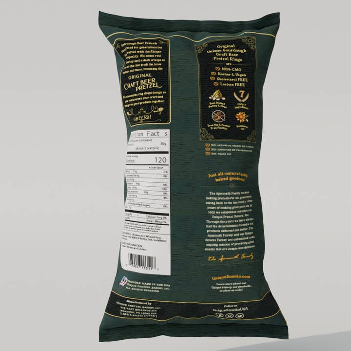 Unique Snacks - Wholesale Pretzels - 24 - 11oz Sourdough Pretzel Rings1