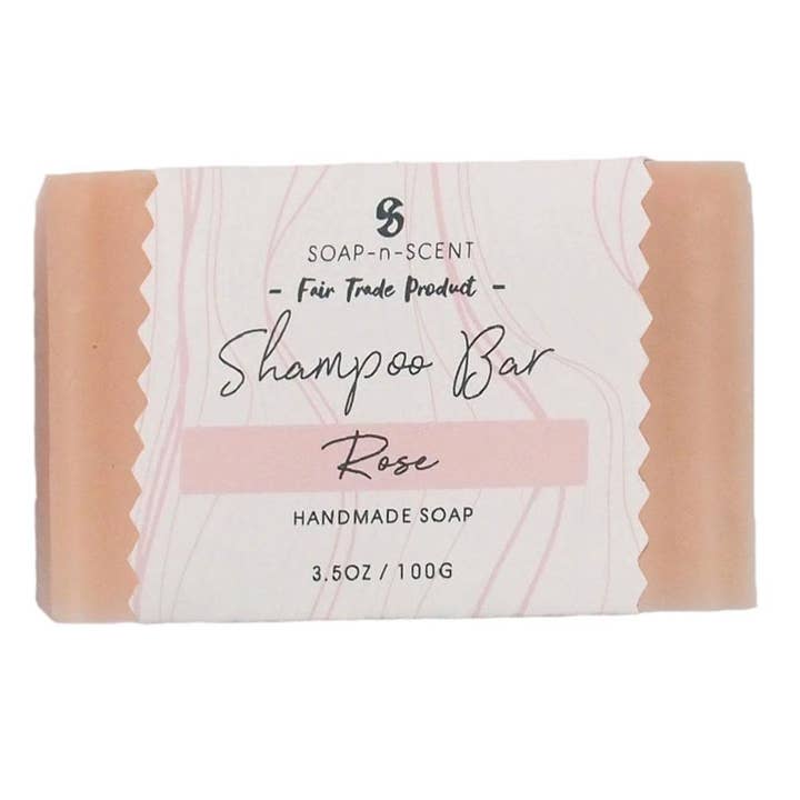 Solid Shampoo, 100g, Rose for wholesale by Shared Earth
