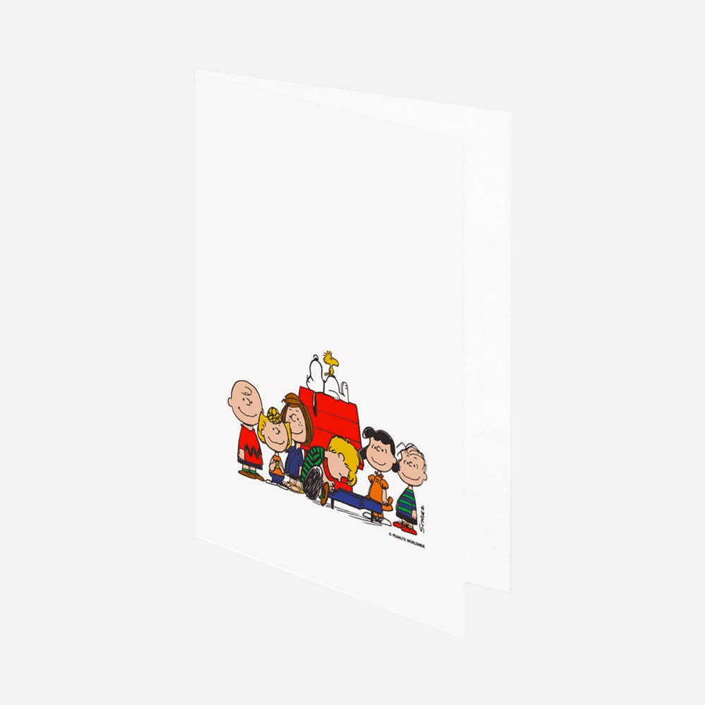 Titlee - Vente Carte de vœux classique - Carte double Snoopy & The Peanuts + enveloppe + sticker2