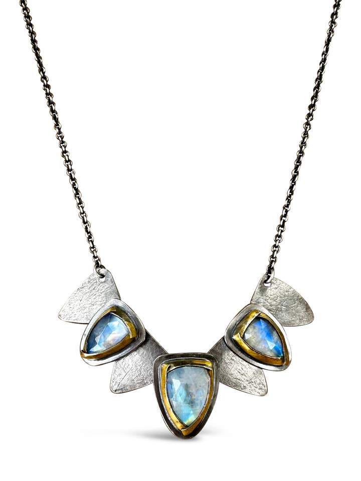 Petal Pivot Necklace for wholesale by Austin Titus Studio