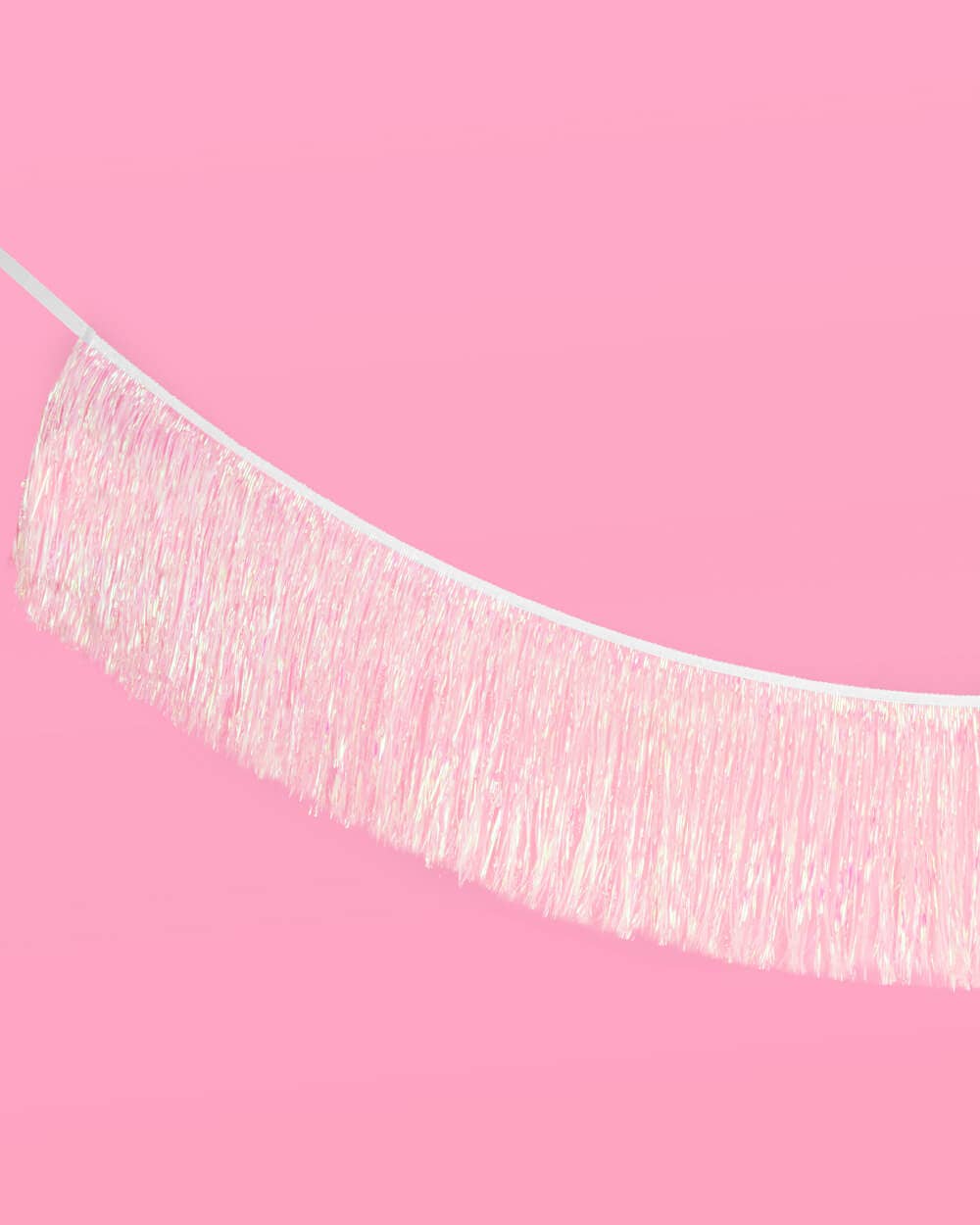 xo, Fetti - Vente Affiche/banderole de fête - Bannière à Franges Irisées Blanches | 1,5 m, Décoration de Fête5