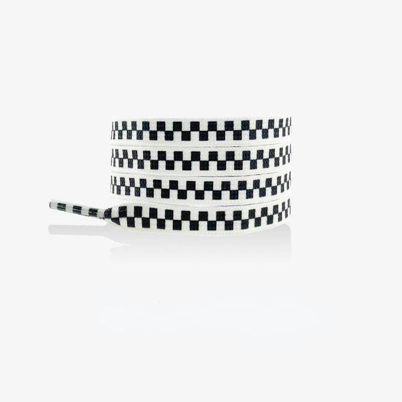 Funkyrel® Atzbranding Limited – wholesale Shoelaces – Unisex – 3D Checkerboard Flat Shoelace - Multi Colors Available1