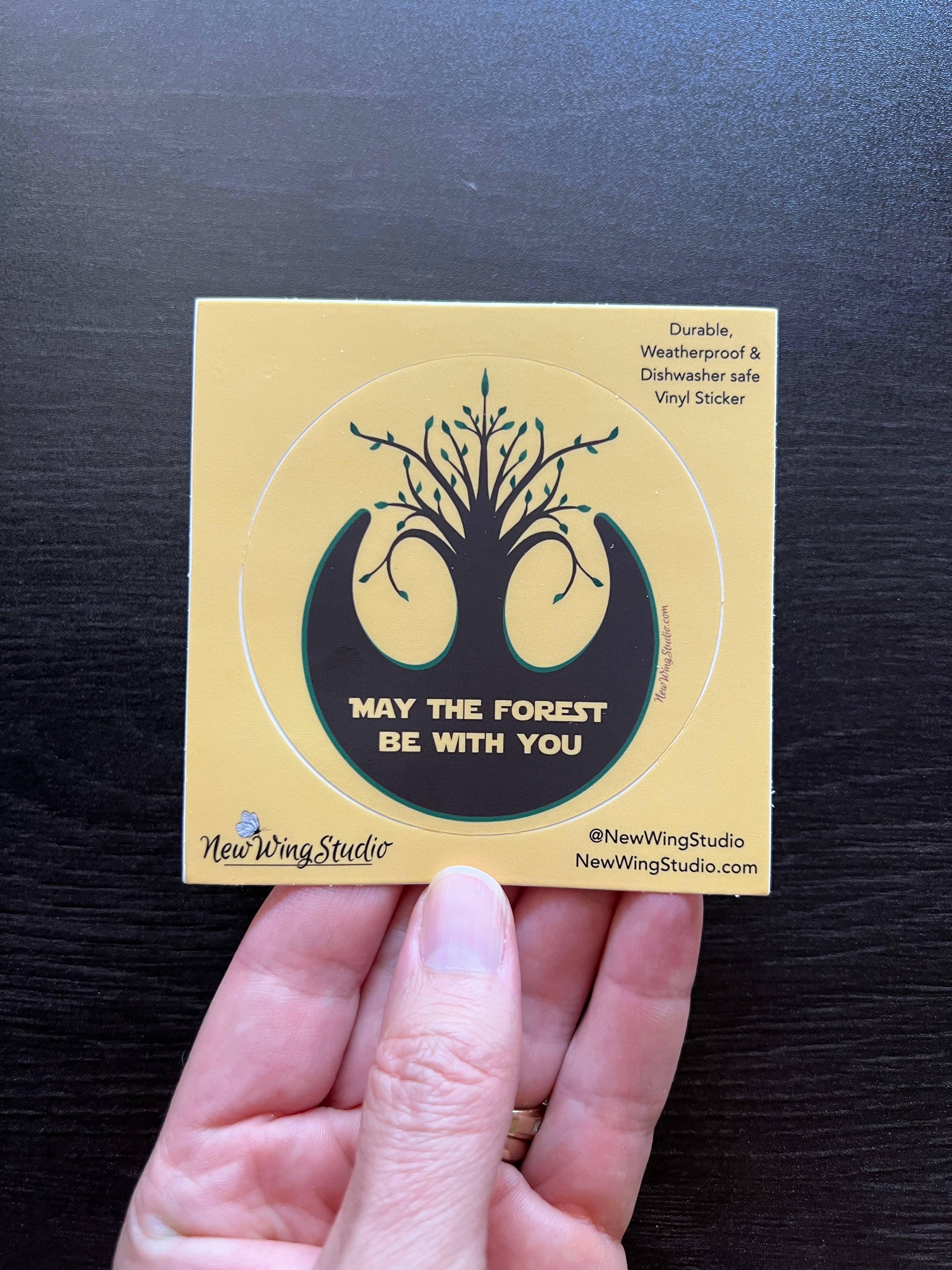 New Wing Studio - Wholesale Sticker - May The Forest Be With You STICKERS2