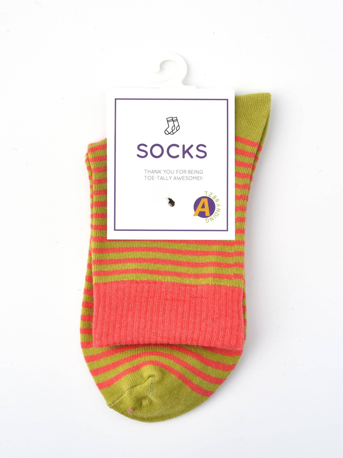 Funkyrel® Atzbranding Limited – wholesale Strumpor - Dam – Rufia - Vibrerande randiga mellankalvstrumpor5