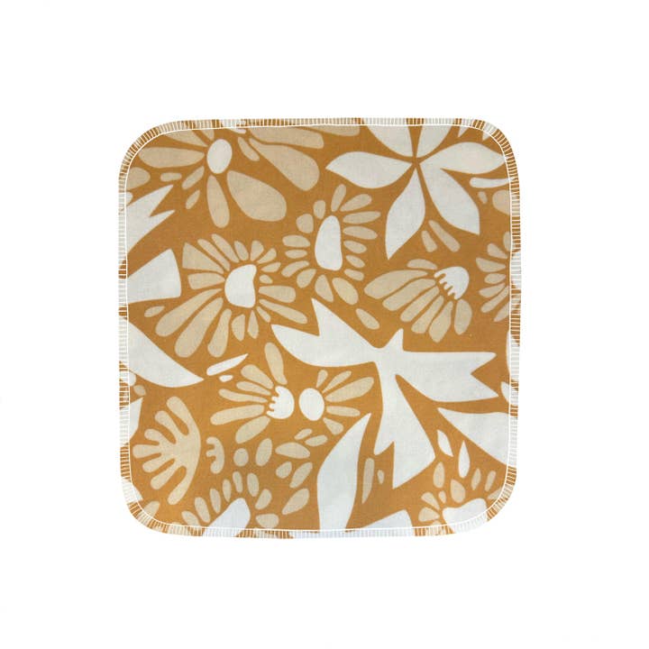 Essuie-tout réutilisables--Moutarde Oiseaux d'une plume pour la vente par Porter Lee's