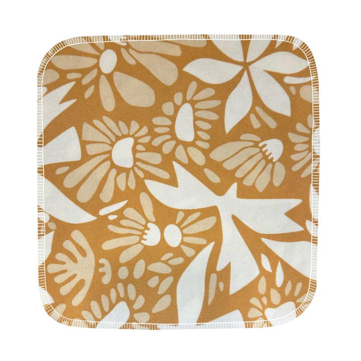 Essuie-tout réutilisables--Moutarde Oiseaux d'une plume pour la vente par Porter Lee's