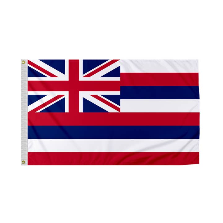 AGAS Hawaii State Flag 6x10 ft - Printed 200D Nylon for wholesale by AGAS MFG INC