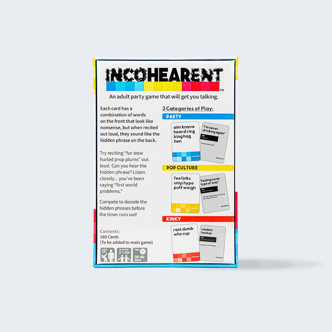 What Do You Meme - Wholesale Card Game - Incohearent™ Fresh Phrases Expansion Pack4