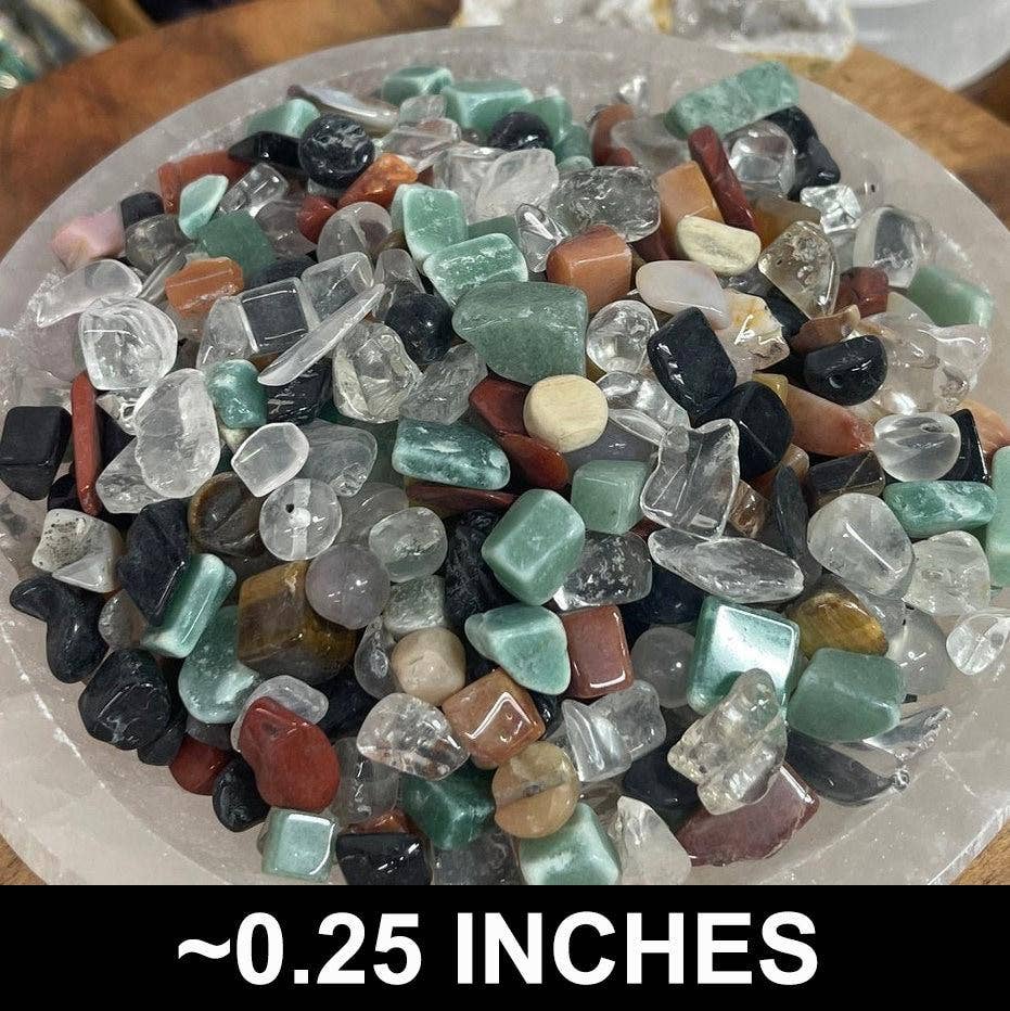 CaNatureLover - Wholesale Spiritual Stone/Crystal - Assorted Tumbled Stones 0.5 in and 1 in BIG from 2oz Wholesale Bulk Lot (Mixed Tumbled Stones,Assorted Tumbled Stones,Asorted gem stones)7