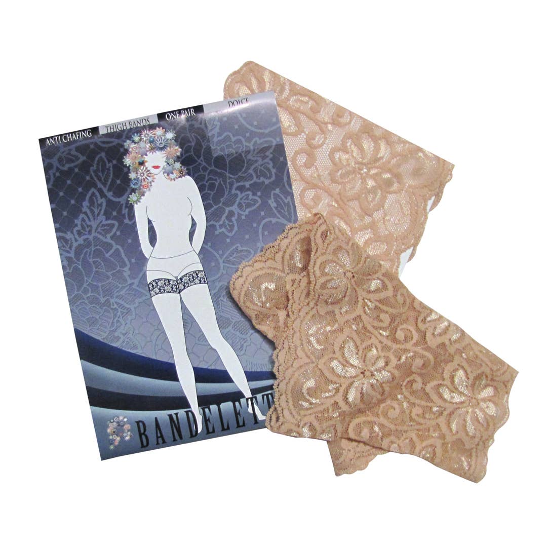 Bandelettes - Wholesale Fashion/Breast Tape - Women's - Bandelettes® Anti-chafing Lace Thigh Bands- Dolce -6"1