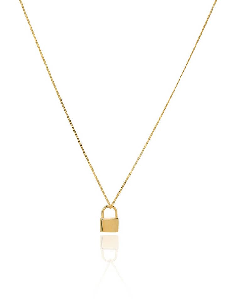 HÄNGLÅS Halsband guld för wholesale av Aran Jewels