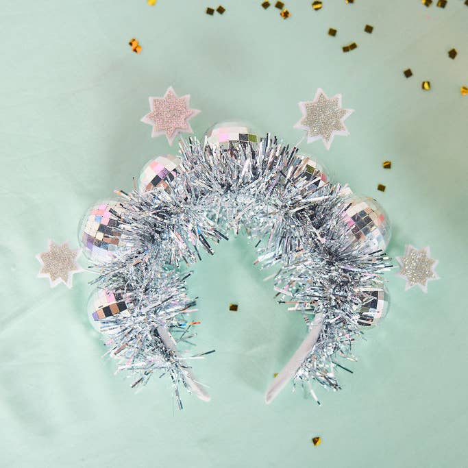 Packed Party - Wholesale Party Hat/Crown - Disco Darling Discoball Novelty Headband3