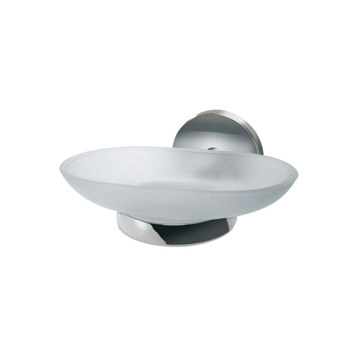 Fackelmann - Wholesale Bath Soap Dish - Fackelmann Visi glass and chrome bathroom soap dish0