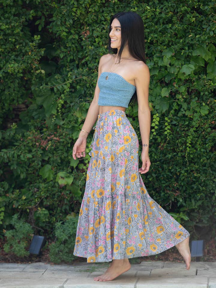 FALDA MARJORIE EN EL BOSQUE BRITÁNICO para venta al por mayor de Roma Label