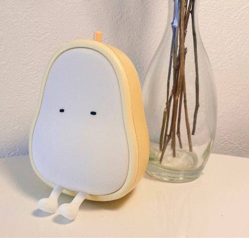 Soft green Pear Night Lamp MUID for wholesale on Faire8