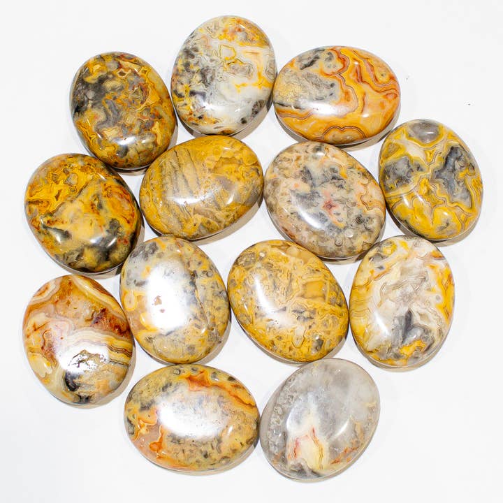 Quasar Gems USA - Wholesale Spiritual Stone/Crystal - Crazy Lace Agate Pillows 1KG