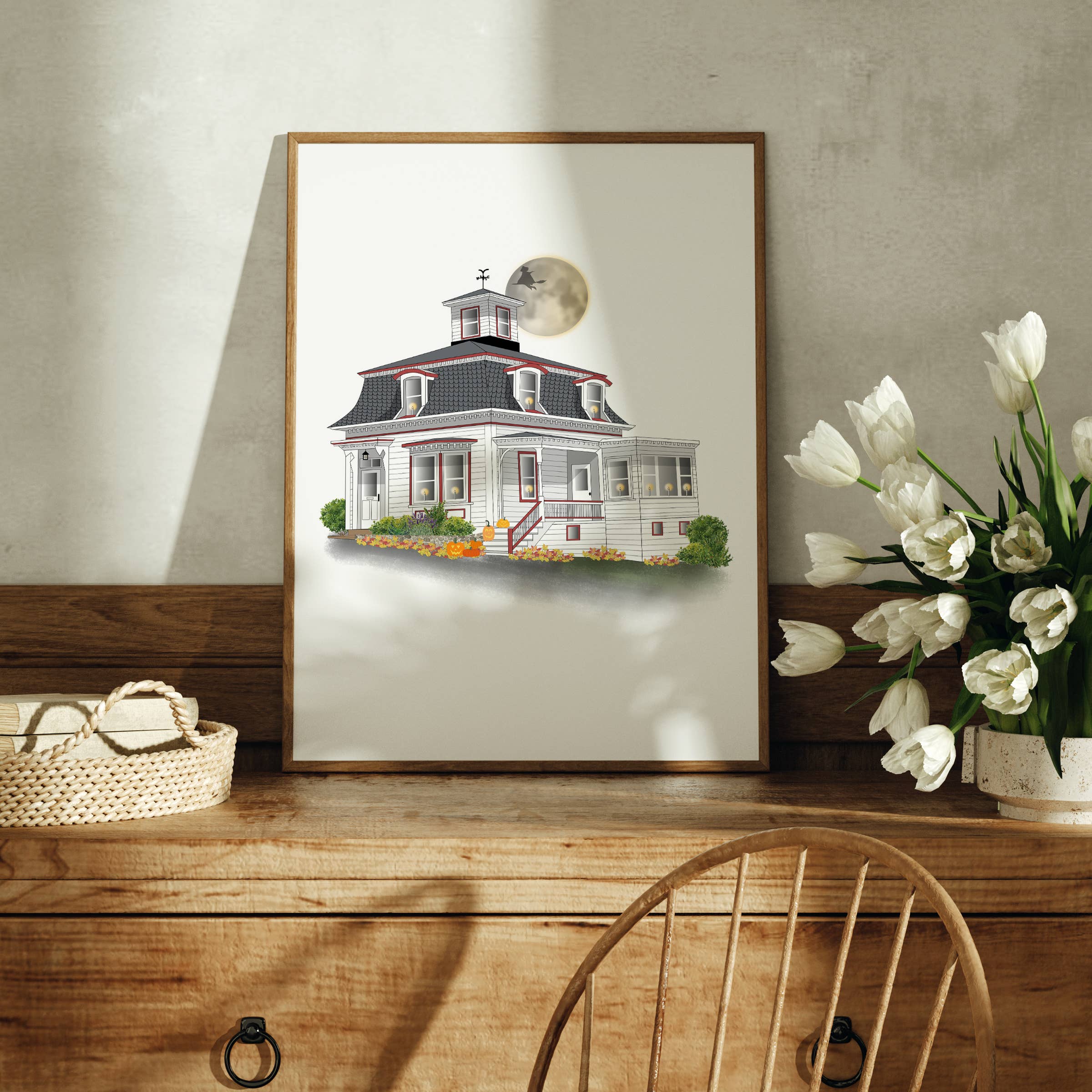 Fox Burrow Designs - Wholesale Art Print - Fiction Inspired Art Print - Max's House2